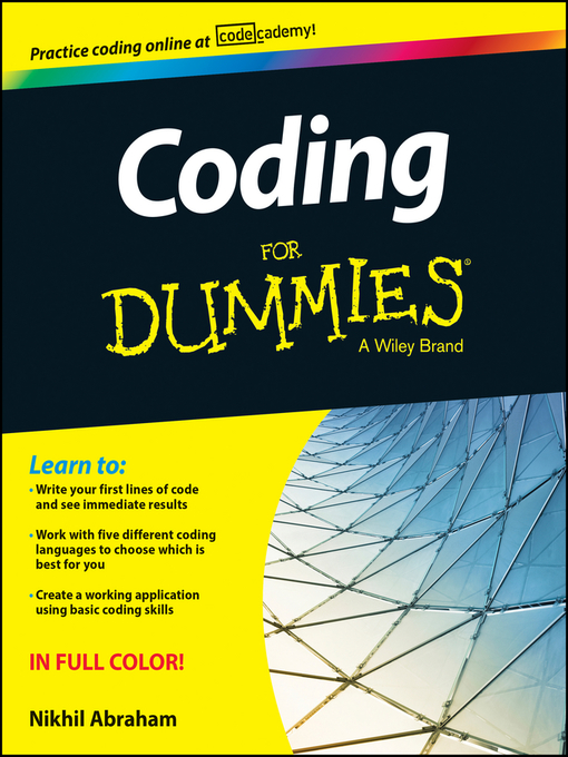Title details for Coding For Dummies by Nikhil Abraham - Wait list